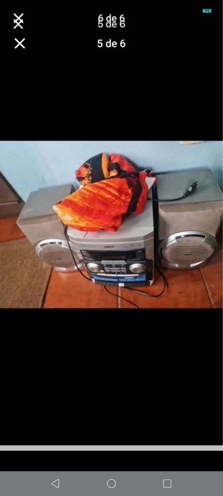 Rádio Philips sem comando