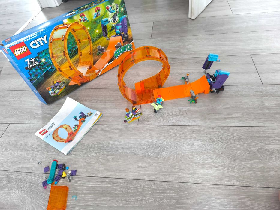 Klocki LEGO 60338 używane kaskaderska pętla