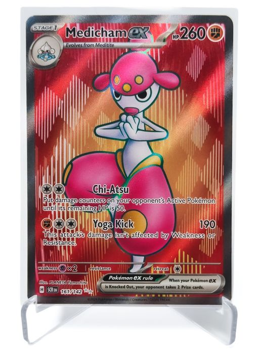 Medicham ex 161/142 karta pokemon Stellar Crown