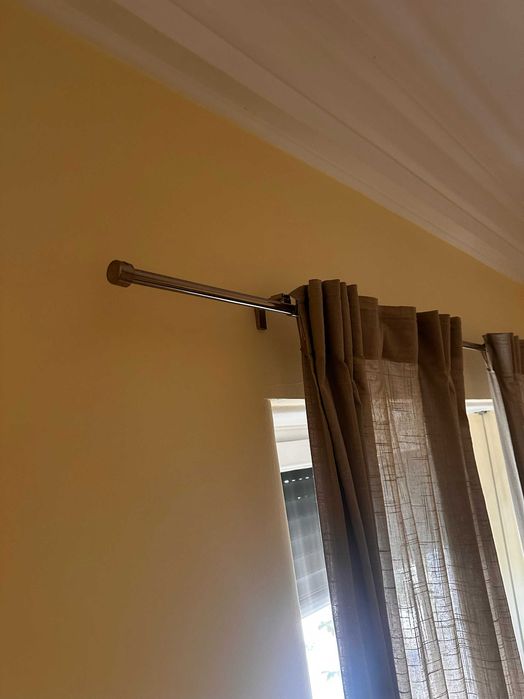Cortinados IKEA + Varão Completo IKEA – Como Novos