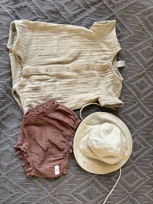 Мусліновий набір h&m 68