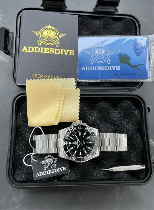 Оригінал Addiesdive diver AD2504 | 20 ATM | Japan 8215