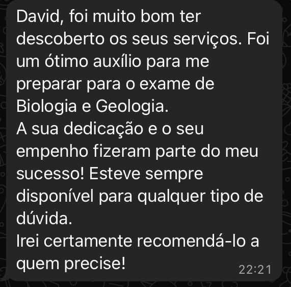 Preparação Exame Nacional de Biologia e Geologia
