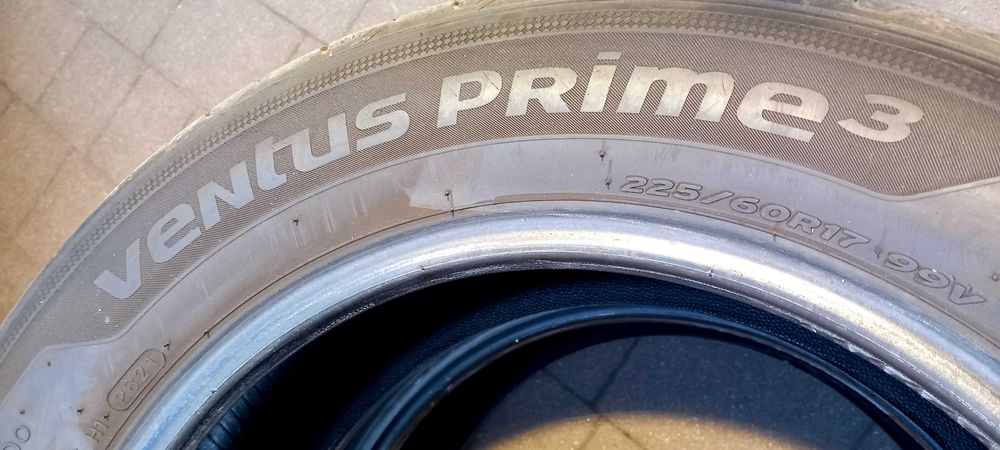 Opony lato 2x HANKOOK VENTUS PRIME 3 225/60R17 99V, VII.2021r