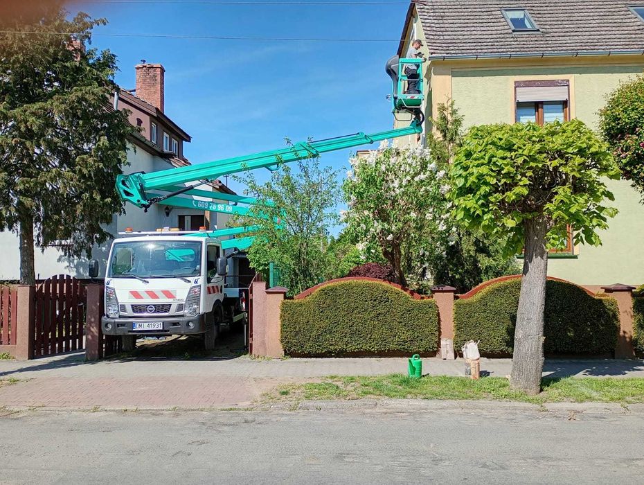 Wynajem podnośnika koszowego 24 m z operatorem – usługi wysokościowe
