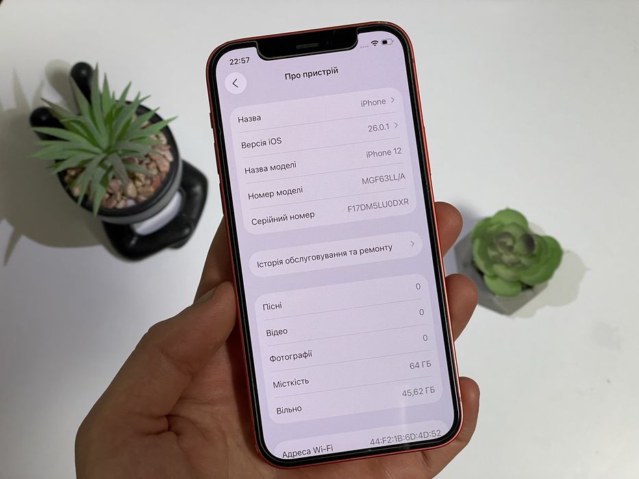 Apple iPhone 12 64GB Product Red | Стан чудовий | Гарантія 14 днів
