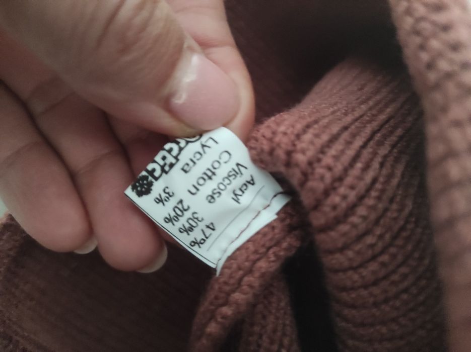 Шапка стильна біні демісезон колір горіх