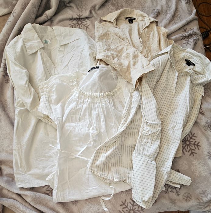 8 sztuk ubrania ciążowe, M L, Next, Happymum,  HM