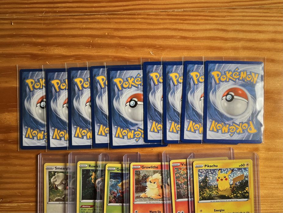 COMMONS FULL SET Mcdonalds Pokemon 2022