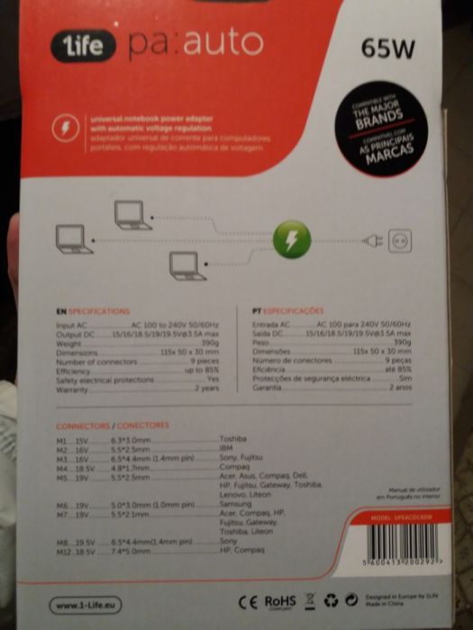 Universal Power Adapter for Laptops64354254835203121