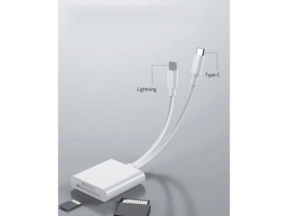 Adaptador Leitor de Cartões de Memória Sd Tf