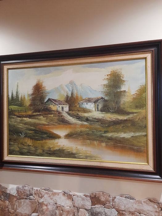 Quadro pintado a mão