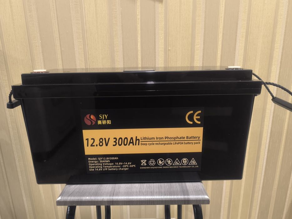 12V 300A, 24V  100A Lifeo4 3,840KW енергії!!бНижній підігрів з регулюв