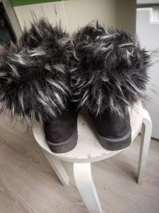 Śniegowce damskie czarne rozm. 37