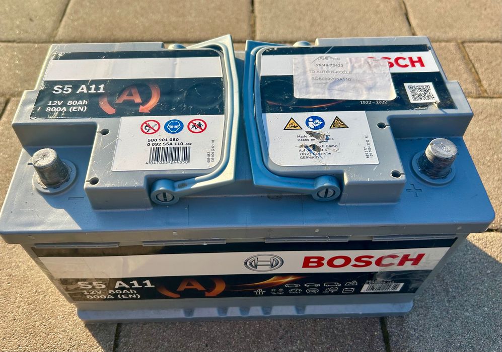 Akumulator Bosch S5 A11 12v 80ah 800A