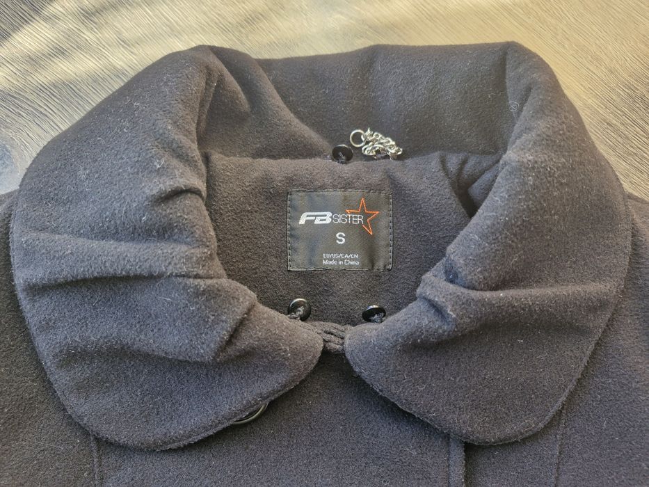 Płaszczyk czarny - jak NOWY (rozm 36)