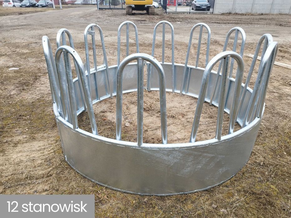 Paśnik łąkowy dla bydła koni okrągły 9 12 18 stanowisk do krów