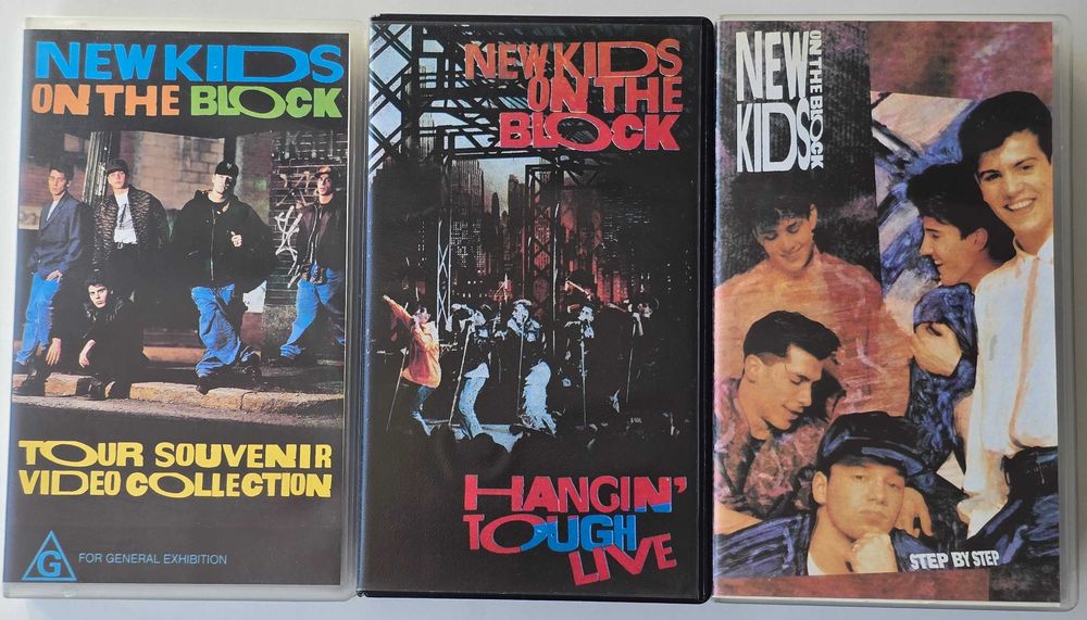 Kaseta Wideo VHS - New Kids on the Block ( 3 kasety)
