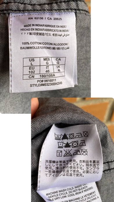 Рубашка Guess m оригінал ексклюзив 10/10