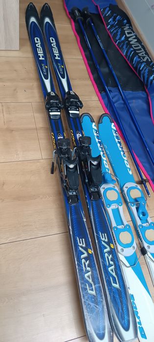 Narty z pokrowcem, gratis drugie