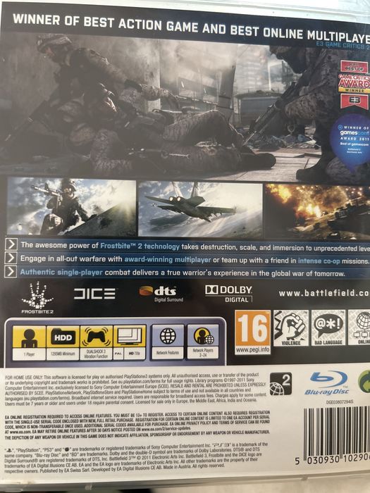 Battlefield 3 на пс3