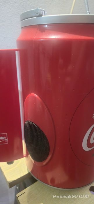 Rádio da Coca-Cola, a pilhas e eléctrico