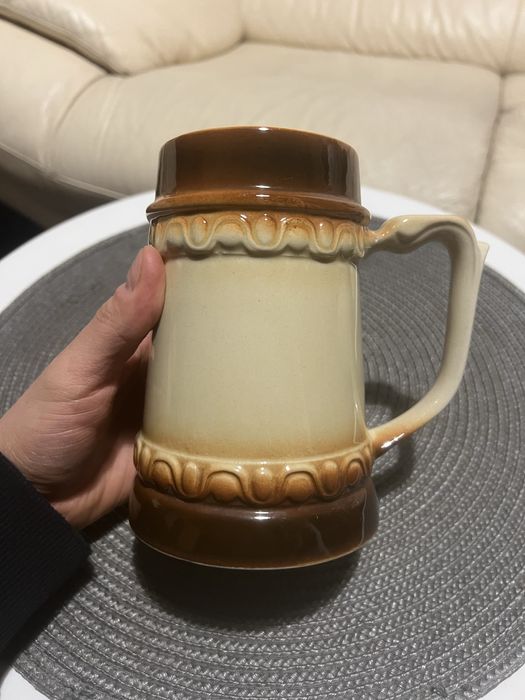 Kufel do piwa kolekcjonerski Tułowice polska porcelana prl