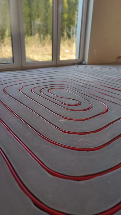 Frezowanie pod ogrzewanie podłogowe, frezowanie podłogówki,