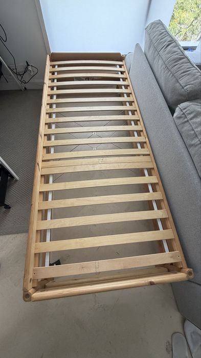Cama empilhável, pinho, 80x200 cm