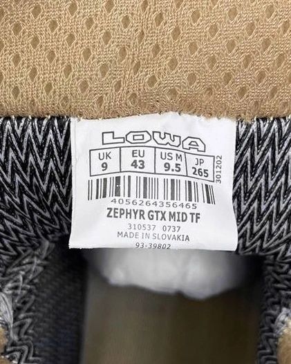 Lowa Zephyr GTX Mid TF Coyote | Тактические ботинки Lowa койот Gore-Tex | Военные берцы трекинговые для ВСУ