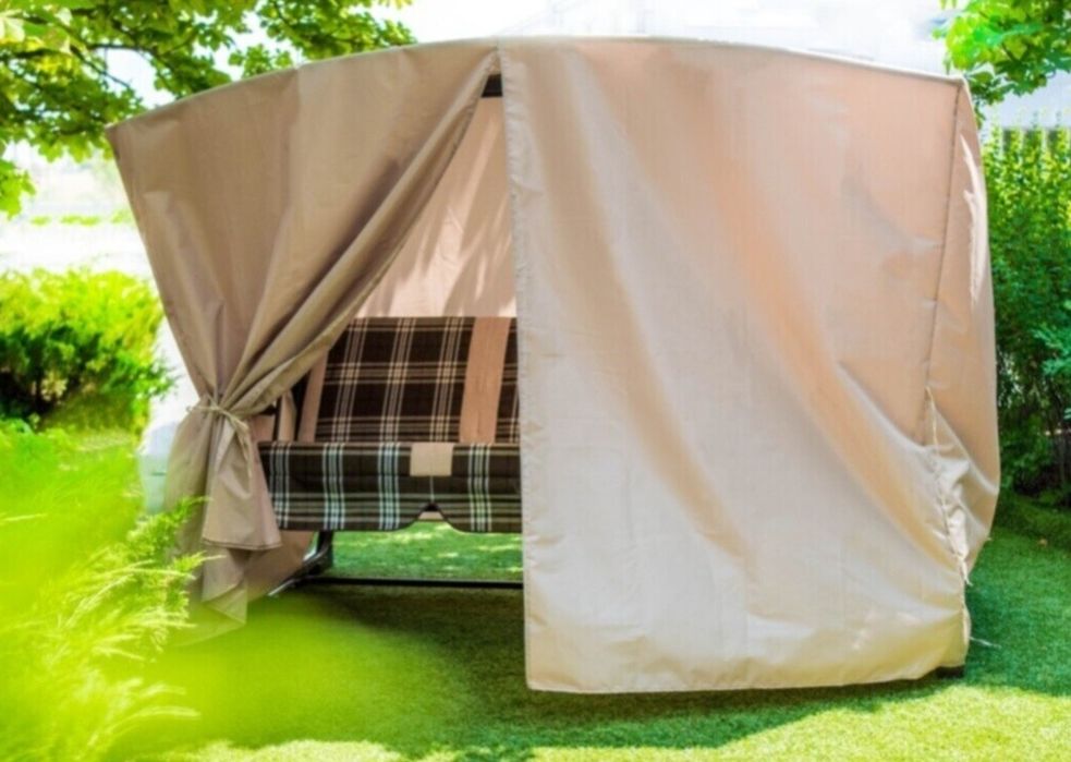 Навес на качели чехол москитка матрас