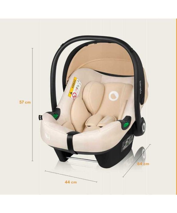 Fotelik samochodowy nosidełko 0-13kg CERTYFIKAT ADAC Lionelo Astrid