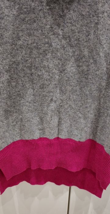 Sweter z golfem 100%kaszmirowy M