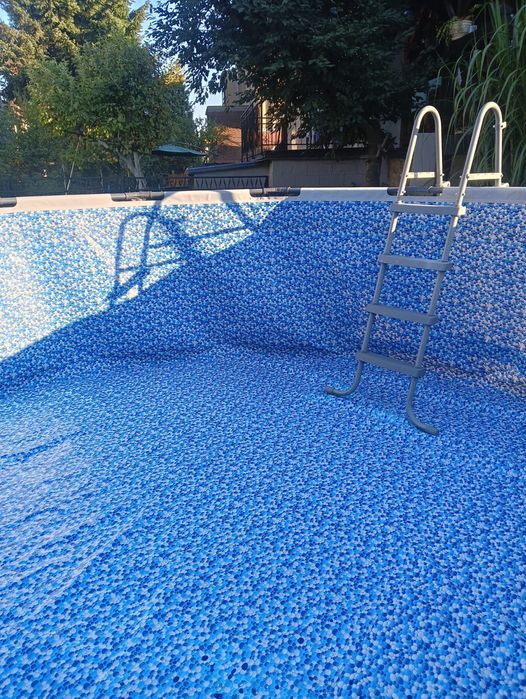 Basen ogrodowy stelarzowy + pompa