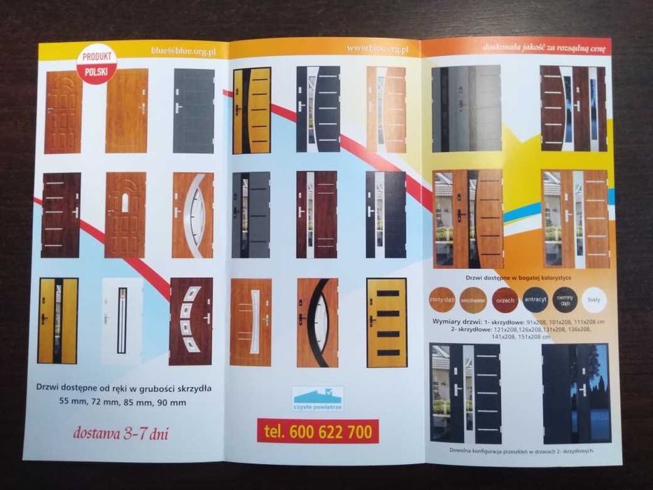 drzwi pcv 100tki od ręki tylko u nas, ekspres dostawa HIT