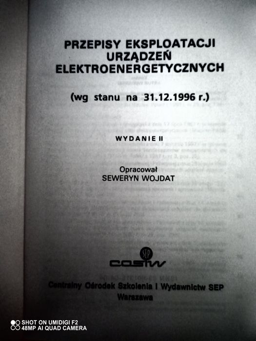 Przepisy eksploatacji urządzeń elektryczno-energetycznych