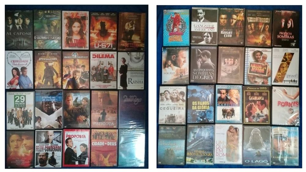 Lote de 255 DVD's Originais (Lote 18)