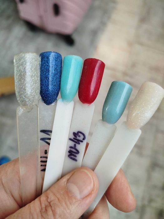 pudry tytanowe do manicure tytanowy