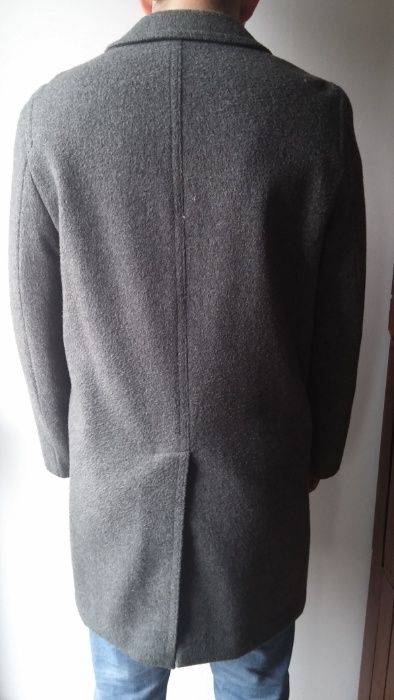 Płaszcz Próchnik wełniany szary m/l