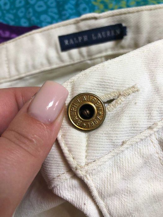 Белые джинсы Ralph Lauren оригинал W30 мужские летние