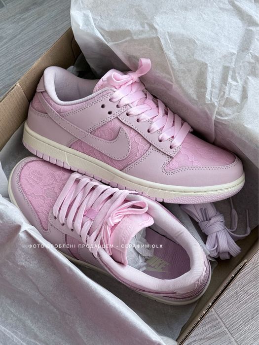 Оригинал Nike DUNK Low Lace Pack Regal Pink (in box) Наложка!