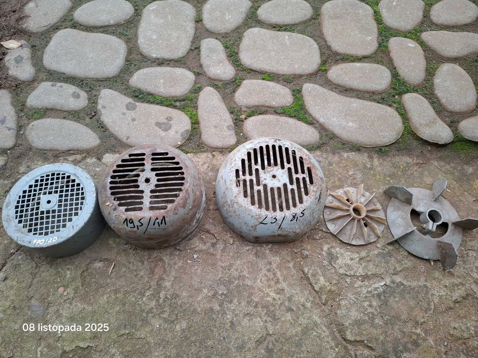 Osłona silnika i wentylator