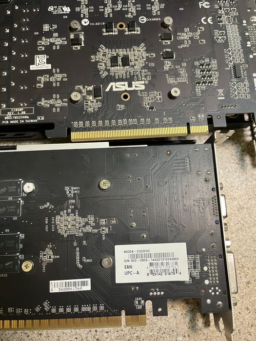 Лот з відеокартами 5шт.