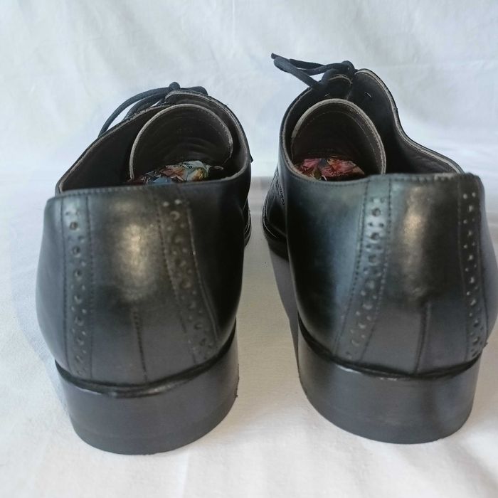 Barker England roz. 45,5 cm /UK 11G/ - dł. wkł. 30,5 cm- 3 x skóra