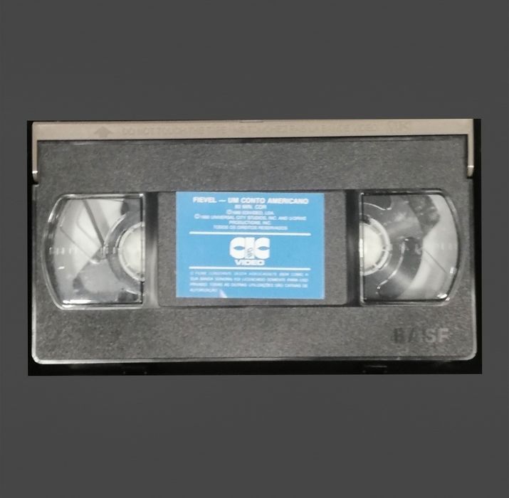 Filme "Fievel-Um conto americano", em formato VHS original, 1986