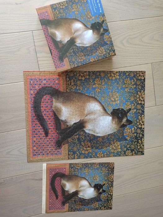Puzzle 500 Kot Phuan na chińskim dywanie