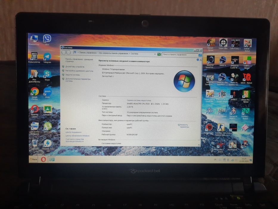 Ноутбук Packard Bell ZA3 в идеальном состоянии