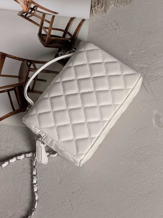 Сумка Chanel LP 26 Vanity mini через плечо деним розовая