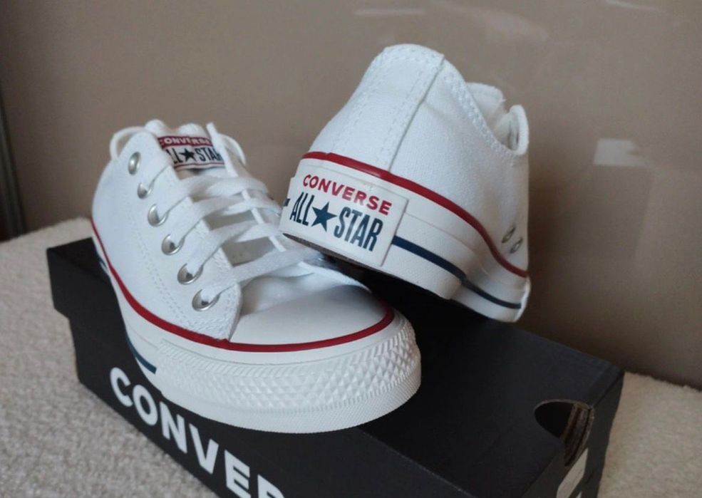 białe trampki damskie CONVERSE ALL STAR nowe 37,5