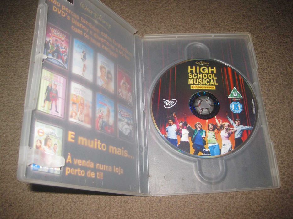 DVD "High School Musical" com Zac Efron